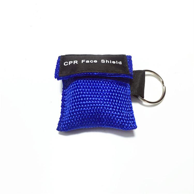 4pcs CPR First-Aid Mask, Keychain Breathing Mask CPR Face Shield