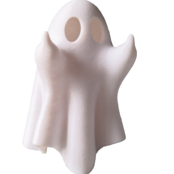 New Creative Resin Craft Glowing Little Ghost Ornament Party Decoration Halloween Atmosphere Small Ornament