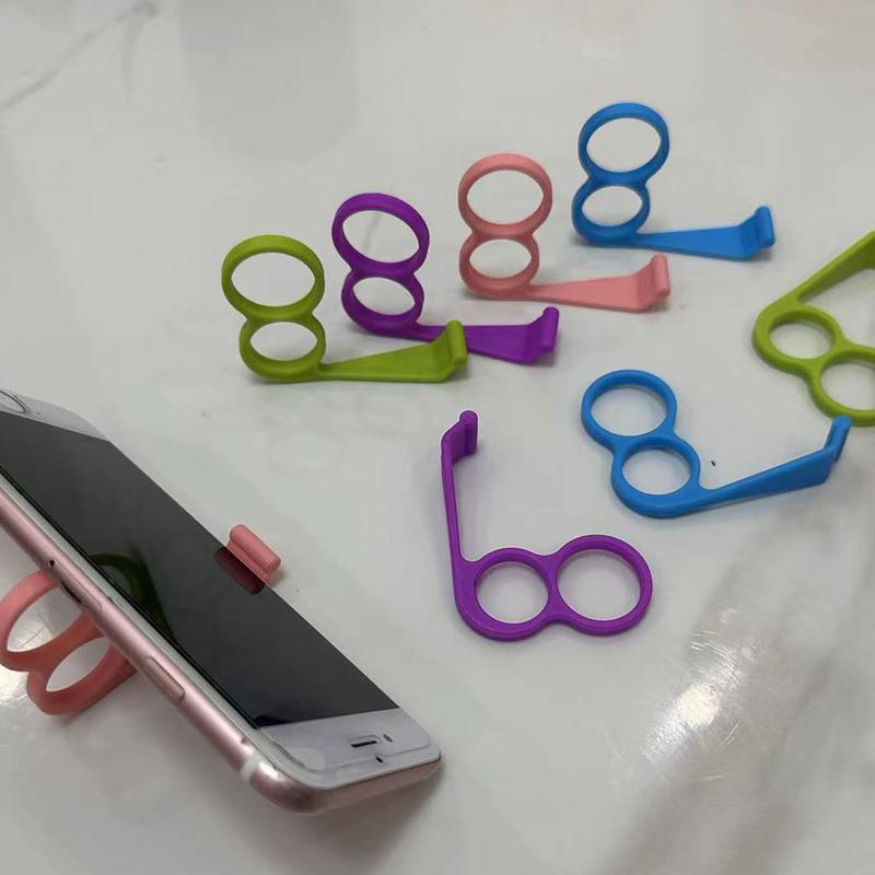 Creative Mobile Phone Holder Fastened Ring Lazy Multi-Function Mobile Phone Holder Simple and Portable Mobile Phone Anti-Drop Bracket