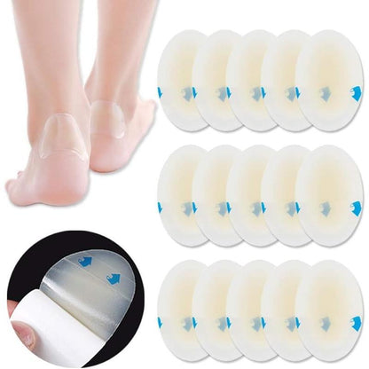 Blister Cushions (15PCS) Gel Hydrocolloid Seal Bandages for Fingers, Toes, Heels - Waterproof Blister Prevention Pads, Ultra-Thin Adhesive