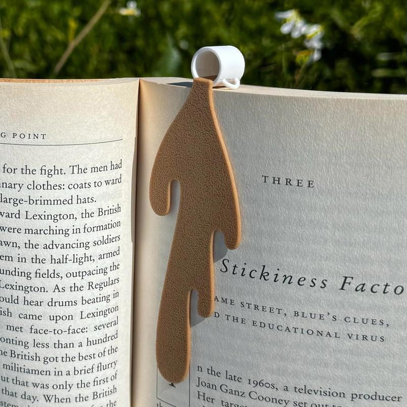 Spilledcoffee Bookmark Creative Coffee Cup Book Bookmark