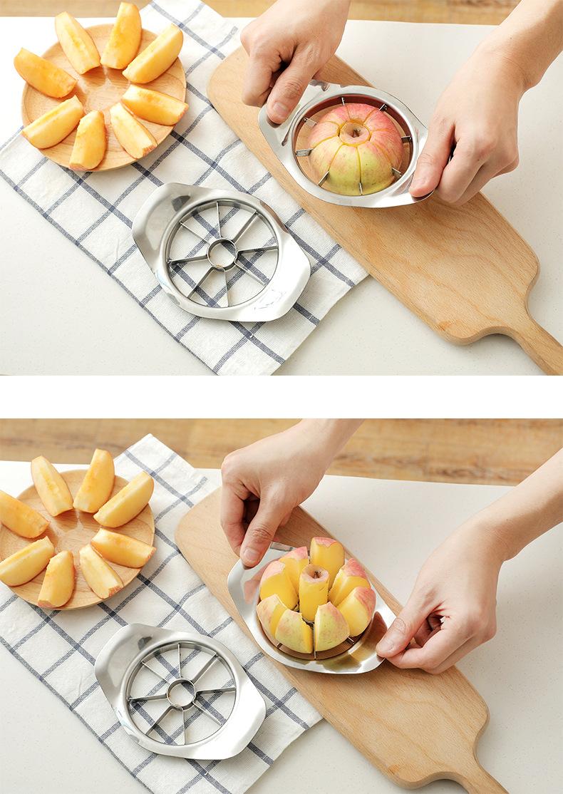 Stainless Steel Cut Fruit Cut Apple Knife Artifact Slice Block Slitting Split Corer party gift