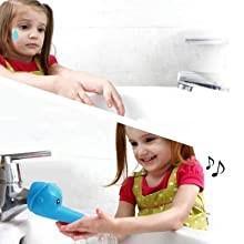 Faucet Cartoon Extender,Sink Handle Extender for Baby,Toddler and Kids Safety and Fun Hand-Washing Solution, Promotes Hand Washing in Children