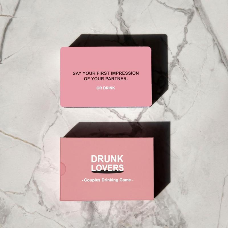 DRUNK LOVERS - Couples Drinking Game for Date Night, 54 Game Cards, Couples Card Games for Adults, Perfect for Anniversary or Valentine's Day Gift ikea poang