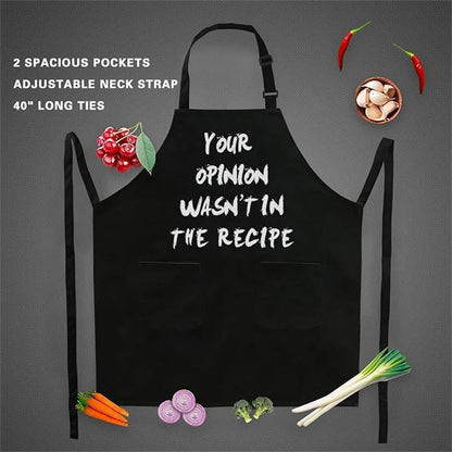 Cookout Apron No Bitchin In My Kitchen Grilling Baking Cooking Gift for Her Mom Funny Aprons Funny Food Apron Novelty Cooking Aprons for Men Black