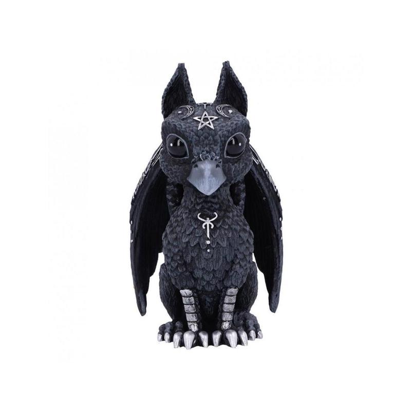 Black Unicorn Messenger Flying Dragon Three-Head Dog Statue Resin Halloween Decoration Ornaments Crafts