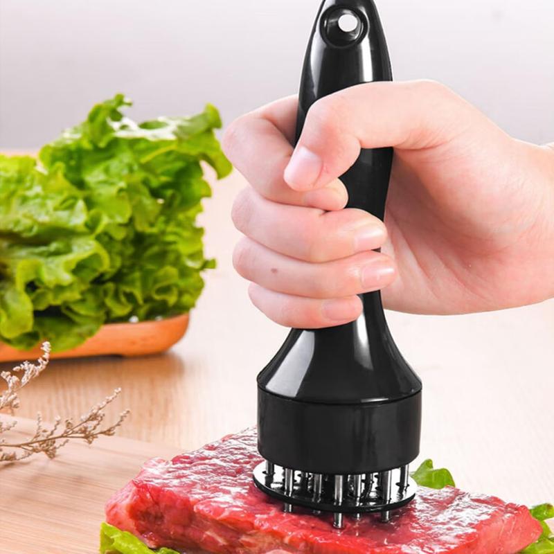 Meat Tenderizer Tool Stainless Steel Needle Ultra Sharp 16 Blades Tenderizing Beef Chicken Steak Veal Pork