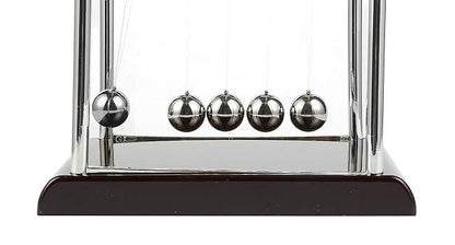 Newton's Cradle Balance Pendulum, Physics Learning Desk Toy, Swinging Kinetic Balls for Home, Office Decoration, Stress Relief, Fun Science Fidget Accessories