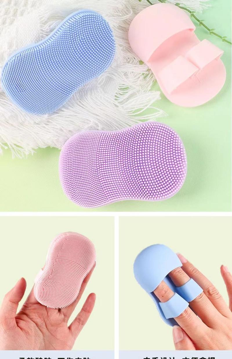 Mini Finger Facial Brush Soft Bristles Silicone Facial Brush Massage Makeup Remove Facial Cleanser Facial Brush