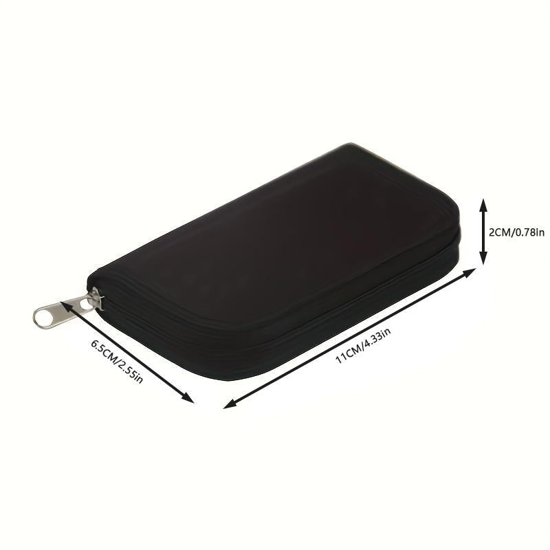 Multifunctional PVC Card Bag, 1 Count Portable Camera Card Storage Bag, SD Memory Card Bag for Home & Outdoor