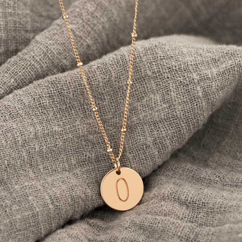 Personalized Initial Necklaces for Women Dainty Layered Necklace with 14K Gold Plating necklace Perfect gift