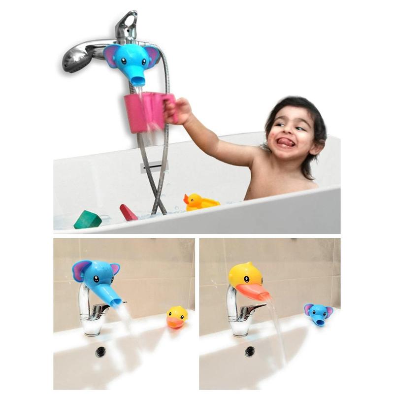 Faucet Cartoon Extender,Sink Handle Extender for Baby,Toddler and Kids Safety and Fun Hand-Washing Solution, Promotes Hand Washing in Children