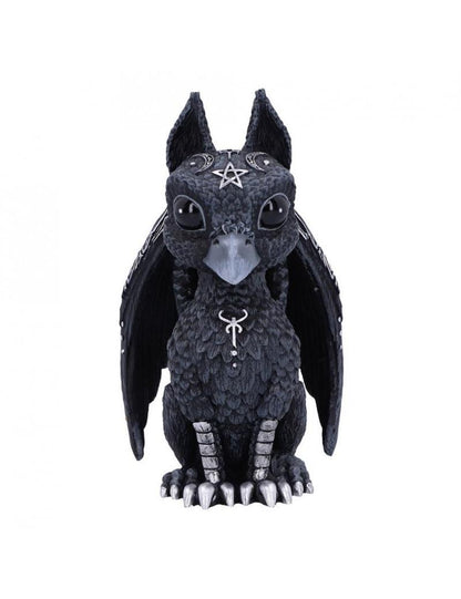 Black Unicorn Messenger Flying Dragon Three-Head Dog Statue Resin Halloween Decoration Ornaments Crafts