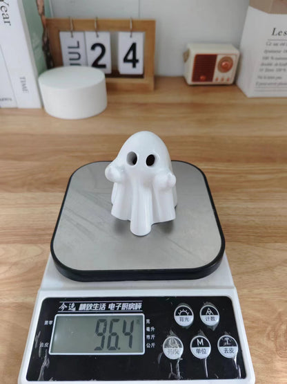 New Creative Resin Craft Glowing Little Ghost Ornament Party Decoration Halloween Atmosphere Small Ornament