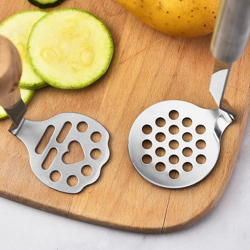 Stainless Steel Mashing Tool Mashed Potatoes Baby Food Supplement Kitchen Press Mashed Potatoes Purple Sweet Potato Potato Mash Roller