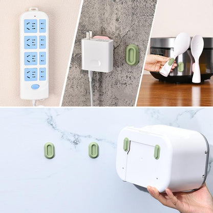 Magnetic Remote Control Holder, 2 Counts Self-adhesive Wall Mounted Remote Control Storage Bracket, Remote Control Holder for Remote Controls, Chargers