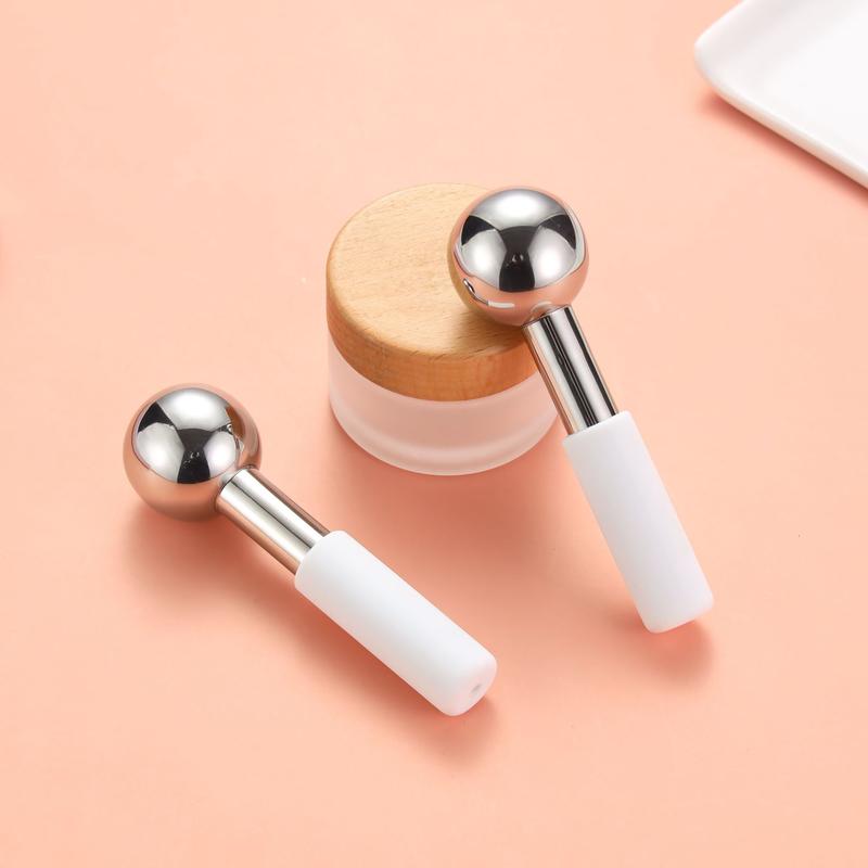 Mini Ice Wave Ball Facial Eye Lifting Beauty Instrument Cold Compress Firming Facial Massage Stainless Steel Metal Ice Hammer party gift