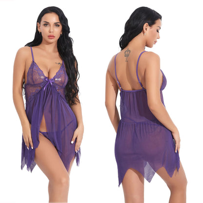 Sexy Mesh Strap Sleepwear in Multiple Colors - New Arrival for Women