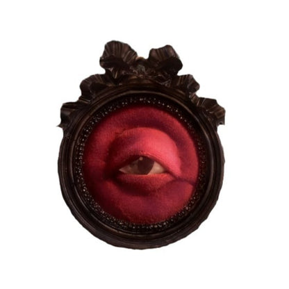 Devil's Eye Resin Flat Frame Home Wall Halloween Atmosphere Decoration Wall Hanging