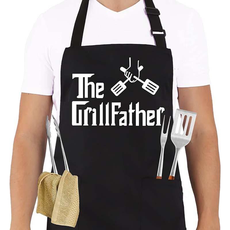 Cookout Apron No Bitchin In My Kitchen Grilling Baking Cooking Gift for Her Mom Funny Aprons Funny Food Apron Novelty Cooking Aprons for Men Black