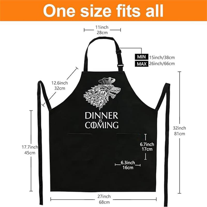 Cookout Apron No Bitchin In My Kitchen Grilling Baking Cooking Gift for Her Mom Funny Aprons Funny Food Apron Novelty Cooking Aprons for Men Black