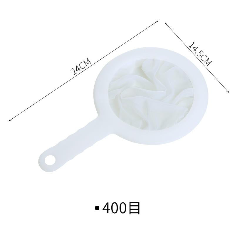 Soybean milk filter screen household superfine baby juice filter screen separation filter residue separation artifact kitchen spoon