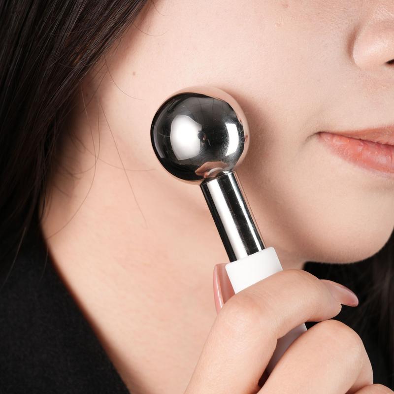 Mini Ice Wave Ball Facial Eye Lifting Beauty Instrument Cold Compress Firming Facial Massage Stainless Steel Metal Ice Hammer party gift