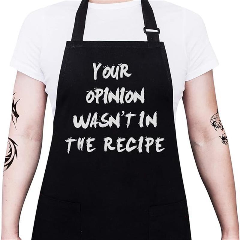 Cookout Apron No Bitchin In My Kitchen Grilling Baking Cooking Gift for Her Mom Funny Aprons Funny Food Apron Novelty Cooking Aprons for Men Black