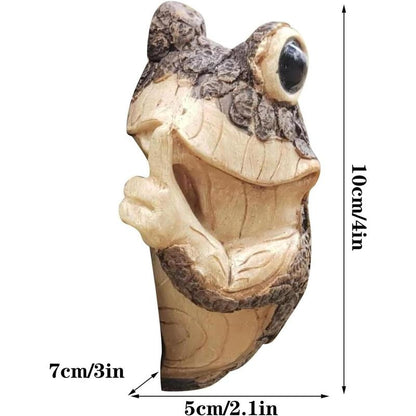 Keeping Quiet Frog Tree Peeker Garden Tree Sculptures Outdoor Tree Face Garden Tree Hugger Statues Indoor Outdoor Yard Decoration (Gery) christmas tree