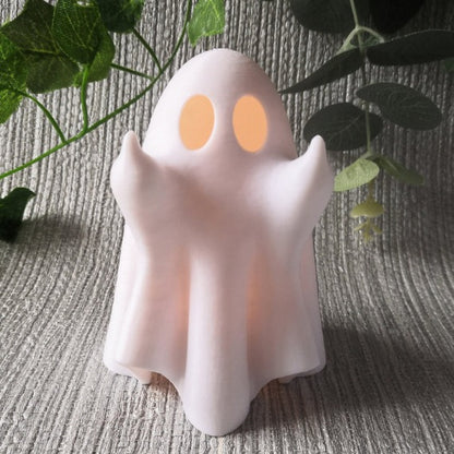 New Creative Resin Craft Glowing Little Ghost Ornament Party Decoration Halloween Atmosphere Small Ornament