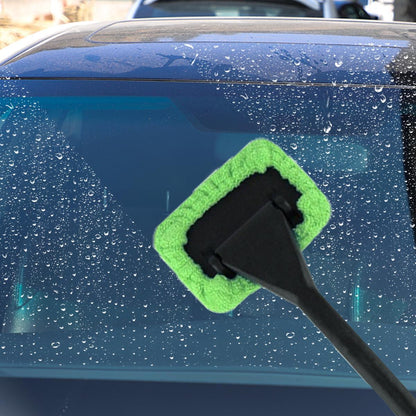 Car Windshield Cleaning Brush, Long Handle Multifunctional Car Window Cleaning Tool,