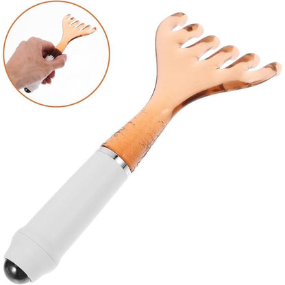 Deer Antler Comb Massage Tool Massage Tools Scalp Massage Tool Deep Relaxation Tool Manual Head Massager Head Scraping Claw Home Head Massager Light Brown Environmental Resin Body Care Comfort