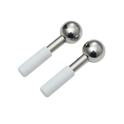 Mini Ice Wave Ball Facial Eye Lifting Beauty Instrument Cold Compress Firming Facial Massage Stainless Steel Metal Ice Hammer party gift