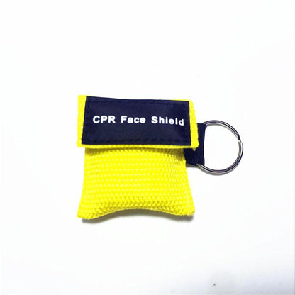 4pcs CPR First-Aid Mask, Keychain Breathing Mask CPR Face Shield