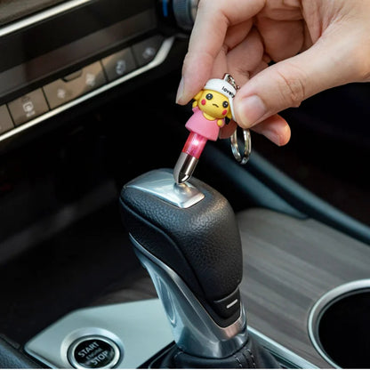 Static eliminator Human discharge releaser Car anti-static keychain Car static removal tool rod