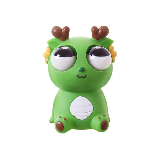 Blast Eye Dragon Squeezing Toy Decompression Toy Dragon Year Squeeze Stare Xlongren Doll Vent Blast Eye Dragon Toy Wholesale