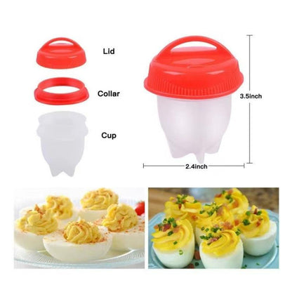 Creative Kitchen Steam Egg Cup Egg Boiler Silicone Product Egg Water Maker