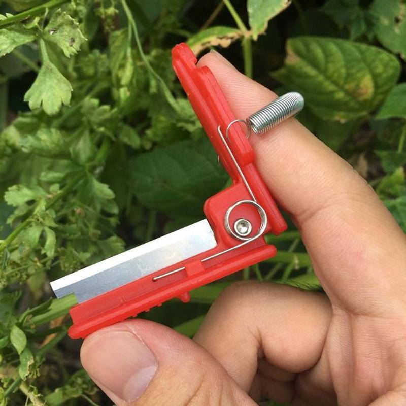 Garden Thumb Knife, Finger Pick Ring Knife, Garden Cutter for Fruits, Vegetables, Flowers, Fruit Finger Picker, Handy Garden Tool