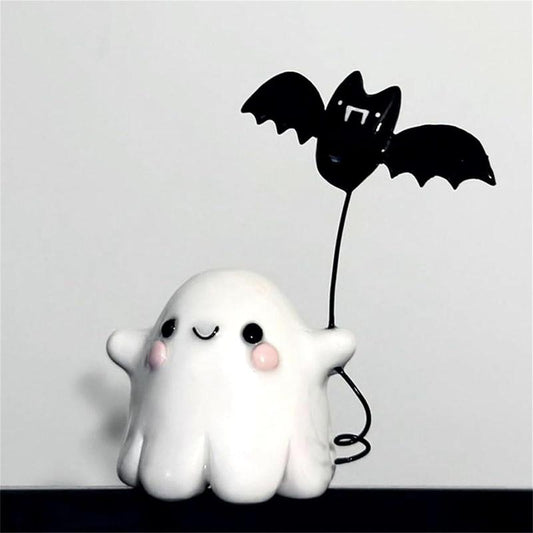 Ghost Walking Dog Mini Ghost Walking Dog Statue Halloween Decoration Ghost