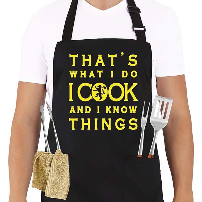 Cookout Apron No Bitchin In My Kitchen Grilling Baking Cooking Gift for Her Mom Funny Aprons Funny Food Apron Novelty Cooking Aprons for Men Black