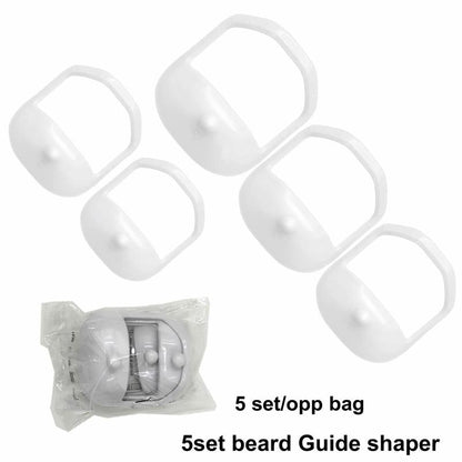 Beard Modeling Template 5-Piece Beard Modeling Template 5PCs Beard Guide