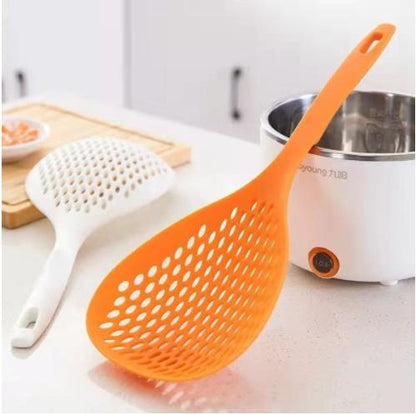 Noodles Strainer Scoop up Dumplings Spoon Large Spoon Imported from Japan Colander Kitchen Fried Spicy Hot Pot Water Strainer Long Handle Thickened