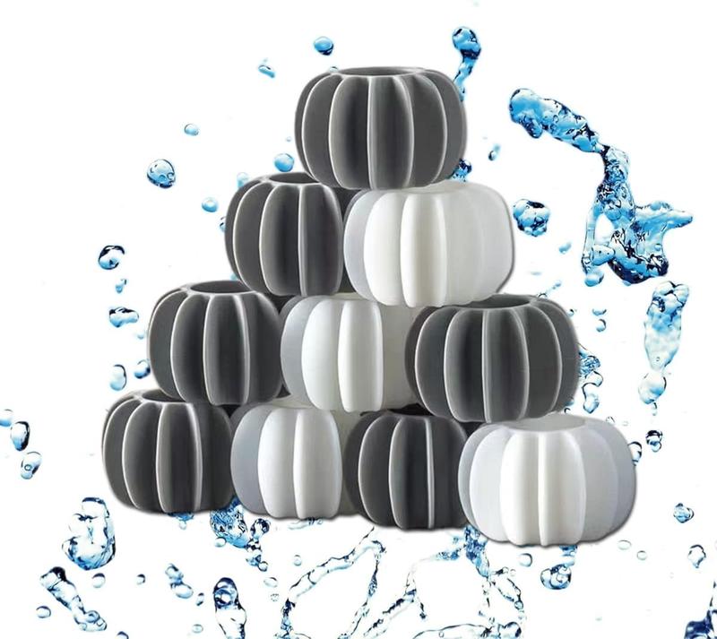 Reusable Magic Laundry Balls, 5/10 Laundry Balls Tangle Free for Washing Machines, Silicone Steamer Dryer Balls Washer Balls Laundry Balls (10pcs)