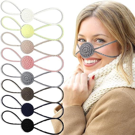 Winter Nose Warmer Knitted Comfortable Nose Cover Soft Ski Outdoor Activities Cold Weather Protection