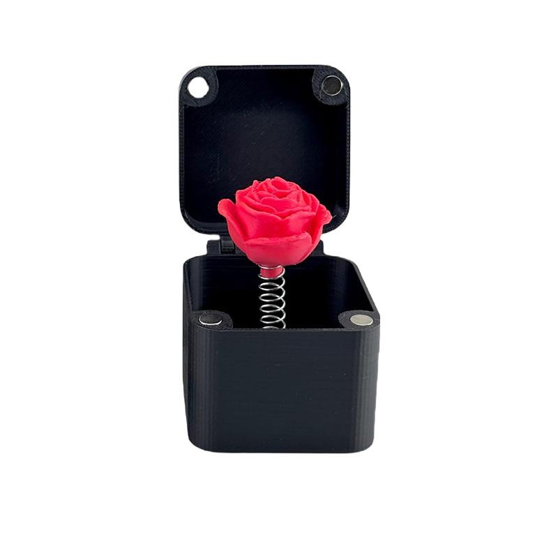 Rose Surprise Box3d Printing Plastic Decoration Love Rose Valentine's Day Gift party gift