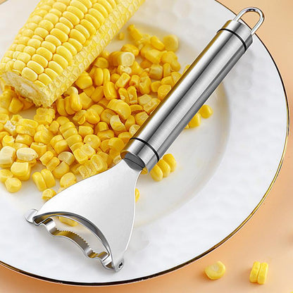 Stainless Steel Corn Threshing Device Marvelous Corn Husker Household Cutting Corn Corn Planer Kitchen Corn Detacher