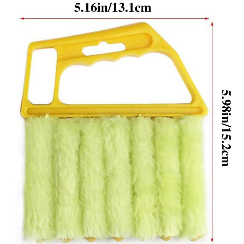 Generic Washable Multifunction Cleaning Window Blinds Brush, 1 Count Portable Air Conditioning Cleaner Duster, Household Crevice Cleaning Brush