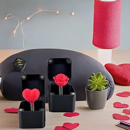 Rose Surprise Box3d Printing Plastic Decoration Love Rose Valentine's Day Gift party gift