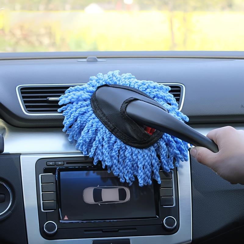 Car Cleaning Duster, 1 Count Soft Dust Removal Plush Brush, Multifunctional Cleaning Tool For Car