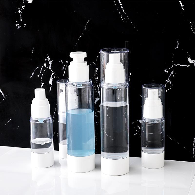 Vacuum travel separate bottling suit press type small spray bottle makeup water supplement spray bottle lotion empty bottle